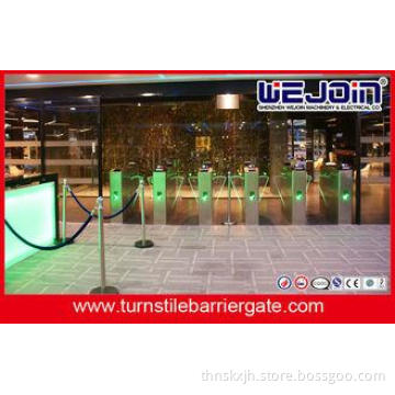 Aluminum Alloy Access Control Turnstile Gate Flap Barrier T